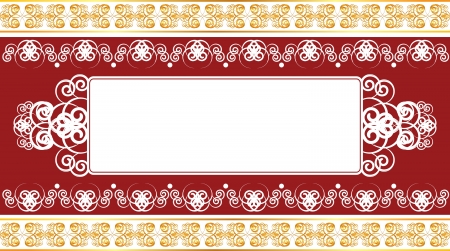 bright vintage background with a patternのイラスト素材