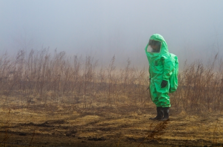 BOLSOI KAMEN, RUSSIA, - APRIL 3, 2013: Military exercises on emergency response in case of accidents...