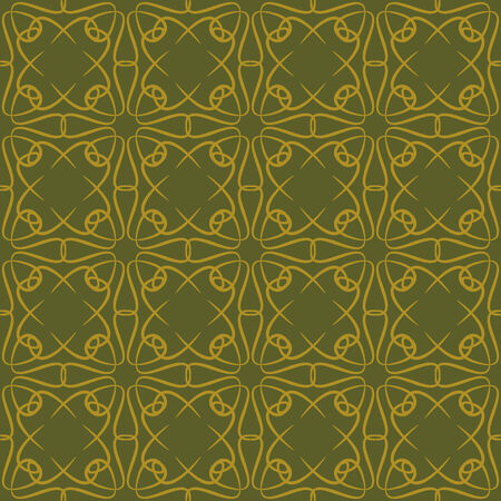 seamless green background with patternのイラスト素材