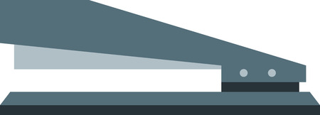 Flat image of manual stapler. Eps 10のイラスト素材
