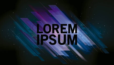 Blue fantastic background - vector illustration - template designのイラスト素材