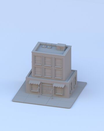 miniature of a urban building