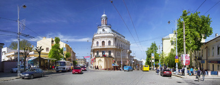 Chernivtsi, Ukraine-April 27, 2014: Chernovtsy- famous and popular - A symbol of tourism, there are...