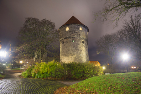 Tallinn, Estonia is known for the fortresses and towers of defenses and stone, beautiful and formidable in their time. Now they attract tourists and travelersのeditorial素材