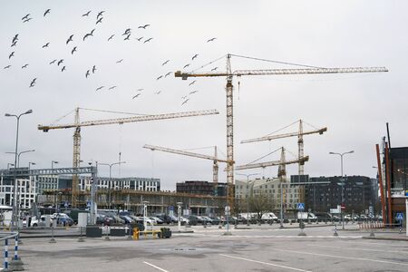 European construction in Tallinn, massively modern house-building technologies are used, which...