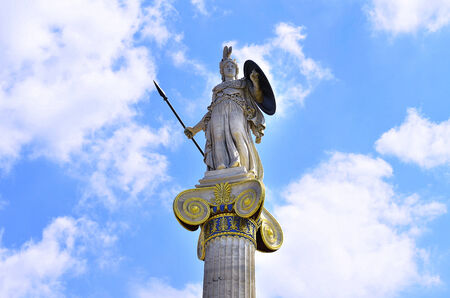 Greek goddess of warの写真素材