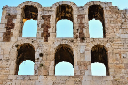  Odeon of Herodes Atticus in Athensの写真素材