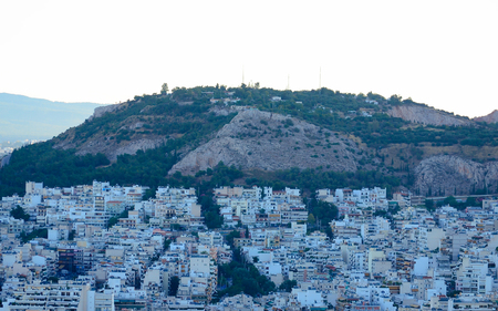 View of the capital of Greece  の写真素材