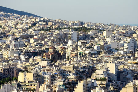 View of the Attica, Greeceの写真素材
