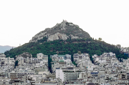 View of the city of Athens の写真素材