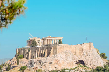Greek acropolis の写真素材