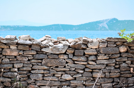 Stone fence の写真素材