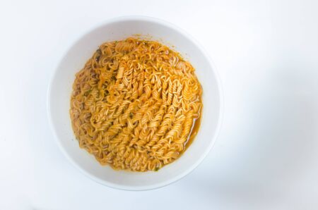 Homemade Instant noodlesの写真素材