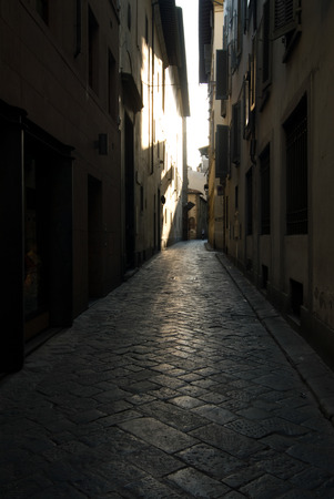 Alley in Florenceの写真素材