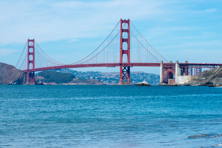 Golden Gate Bridge on a sunny day