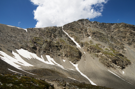 Torreys Peak, a 14247 foot mountain in Coloradoの写真素材