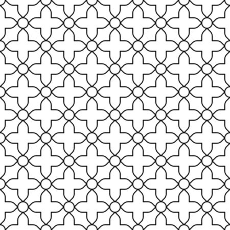 Seamless geometric pattern. Line simple print. Vector repeating texture. Minimalist background.のイラスト素材