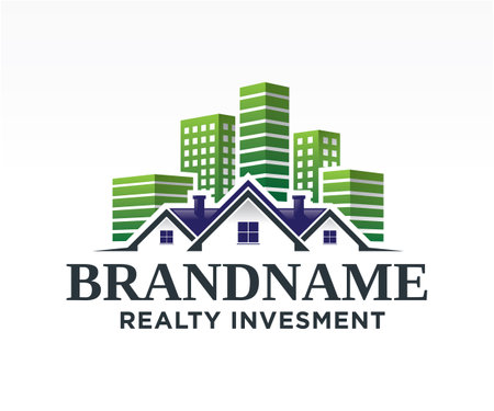 Real estate home house property building vector  template. graphic isolated.のイラスト素材