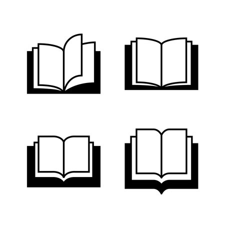 book logo iconのイラスト素材