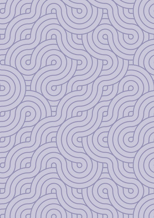 Abstract circle line background illustration paper size with purple color.のイラスト素材