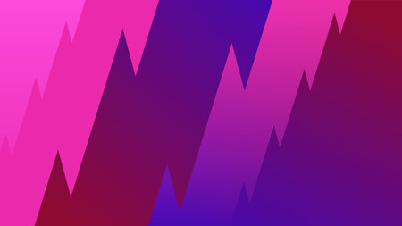Zigzag pink magenta purple background. EPL Premier League thumbnail video print web background.のイラスト素材