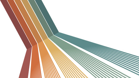 Retro Lines Background. Style Stripes Poster Wallpapers.のイラスト素材