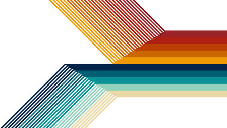 Retro Lines Background. Style Stripes Poster Wallpapers.のイラスト素材