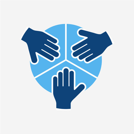 Equality get all benefit and rights people society iconのイラスト素材