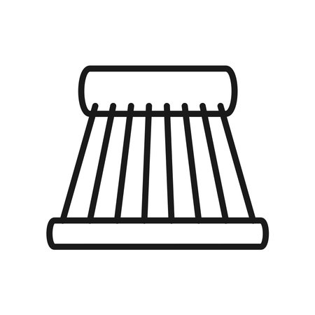 Solar Water Heater Iconのイラスト素材