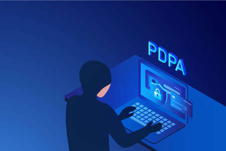 Personal data protection act or PDPA concept, Secure data management and protect data from hacker...