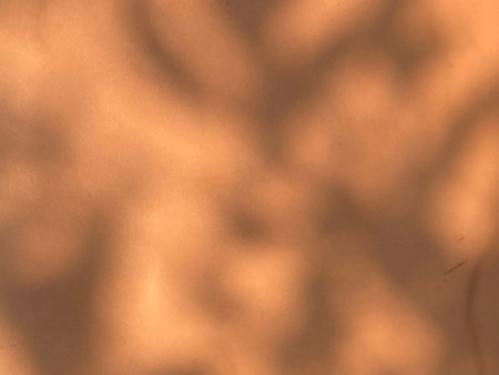 abstract background of shadows on a wall of orange and brown color