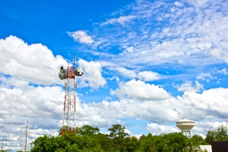 Telecommunication towerの写真素材