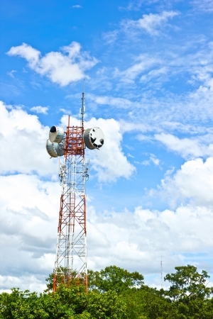 Telecommunication towerの写真素材
