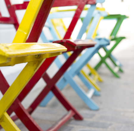 Color Chairsの写真素材