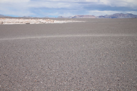 unique pumice field in the world in northwestern Argentinaの写真素材