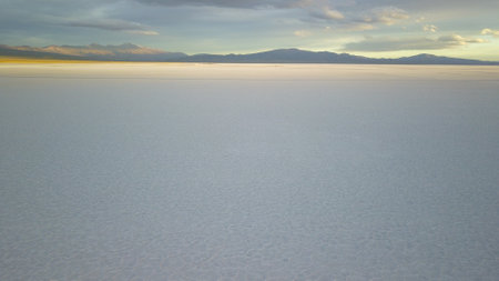 Famous salt flats in northwestern Argentinaの写真素材