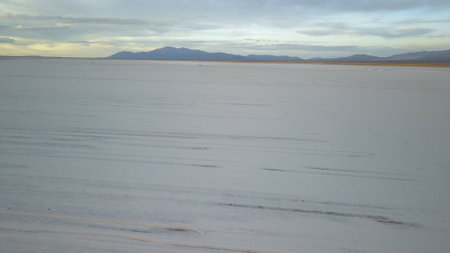 Famous salt flats in northwestern Argentinaの写真素材
