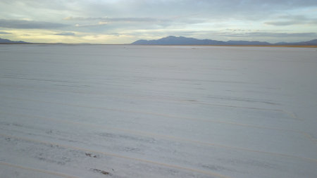 Famous salt flats in northwestern Argentinaの写真素材