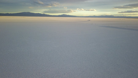 Famous salt flats in northwestern Argentinaの写真素材