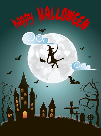 Halloween invitation designのイラスト素材