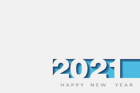 2021 happy new year, year of the rat, design 3d, illustration,Layered realistic, for banners, posters flyersのイラスト素材