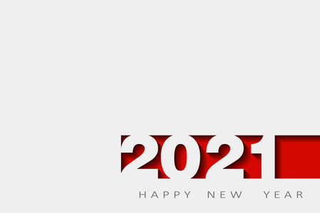 2021 happy new year, year of the bull, design 3d, illustration,Layered realistic, for banners, posters flyersのイラスト素材