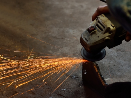 Grinding steelの写真素材