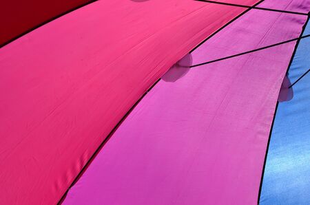 colored umbrellasの写真素材