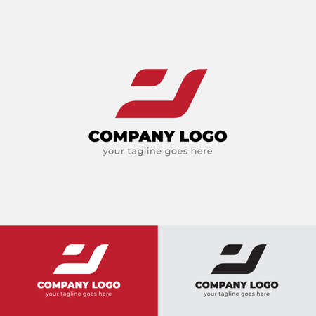 Modern Shape Concept Logo Design Template vector icon design.Simple logo for your business company.のイラスト素材