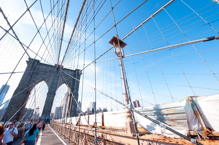 Brooklyn Bridge in NYCのeditorial素材