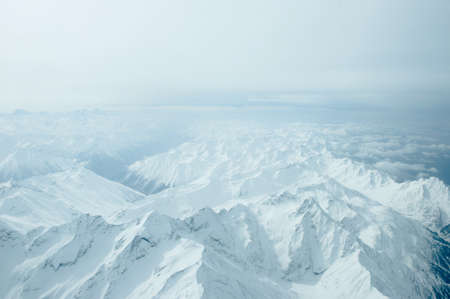a bird eyes view of Karakoram in Ladakh, India