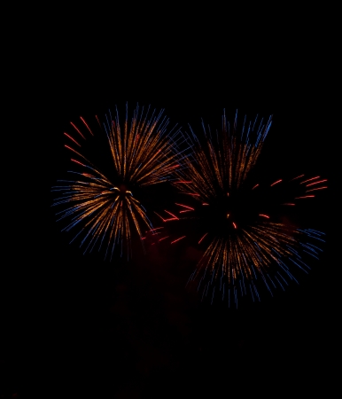 fourth of july fireworks, USAの写真素材