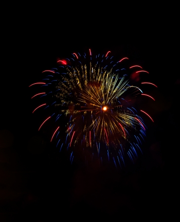 fourth of july fireworks, USAの写真素材