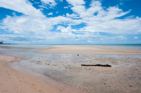 blue sky and beach in Thailandの写真素材